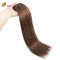 Castanho escuro 22 polegadas Clip In Hair Extensões de cabelo humano 100% de cabelo virgem 16 peças