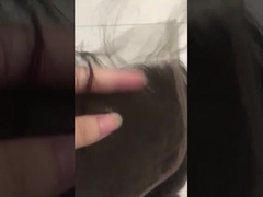 4*4 secção livre de cabelo humano natural preto virgem