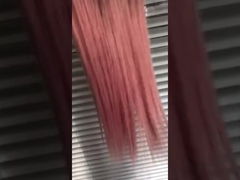 Gráfico 100% de extensão de cabelo humano em bruto de visão de cutícula alinhada de cores retas