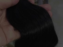 Escolha indiana Remy brasileiro Pacotes de cabelo humano em preto natural