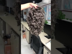 Adeus Glue Hassle Fios ajustáveis Cabelo humano Sem cola Top de seda Full Lace Peruca