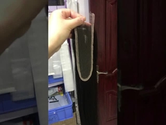 Fechamento de cabelo humano com renda invisível HD 2x6 liso brasileiro