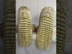 Peruca de renda de cabelo humano virgem com múltiplos estilos e cores