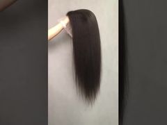 360 Full Yaki Preplug exótico Kinky Lente Direita Frente Peruca de Cabelo Humano
