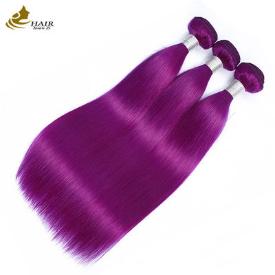 Púrpura Cabelo Humano Bundle Directo Virgem Extensões de cabelo humano