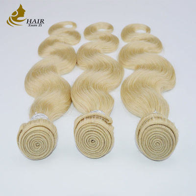 Cabeça Humana Direita Pacotes de Cabelos Brasileiros Coloridos Tecelagem Blonde Browm Remy Pacotes Dupla Tecelagem Extensões de Cabelo Humano