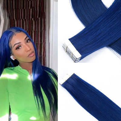 qualidade  Tangle Free Invisi Tape In Hair Extensions Colored Soft Silky fábrica