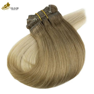 qualidade  Customized Human Ponytail Hair Extensions Straight 120 Grams fábrica