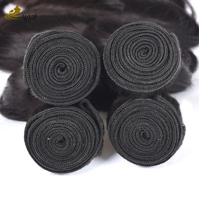 Virgem Remy Cabelo Brasileiro 10 polegadas Negro Cabelo Humano Pacotes Tecido