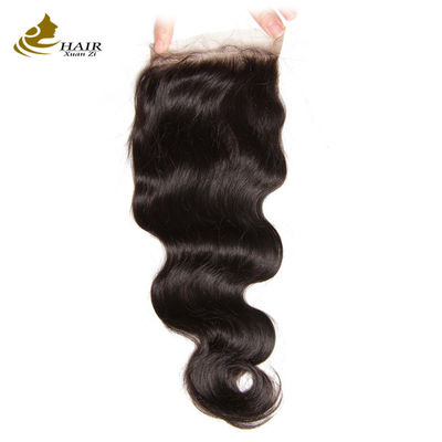 Oem Remy Extensões de cabelo humano feixes de tecido corpo cru ondulado feixes de cabelo com fecho