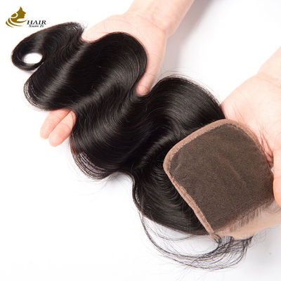 Oem Remy Extensões de cabelo humano feixes de tecido corpo cru ondulado feixes de cabelo com fecho