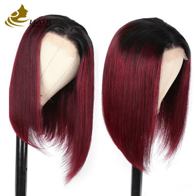 Cores personalizadas Peruca de cabelo humano Perucas de cabelo brasileiro Perucas frontais de renda