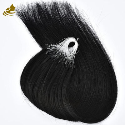 Extensões de cabelo humano nano pre-ligadas retas Microrings Extensões OEM