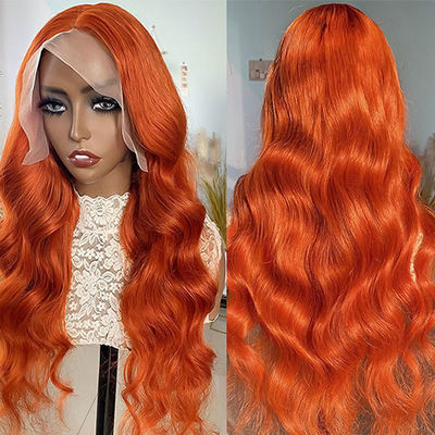 Cabelo humano de renda Peruca frontal 13*4 4*4 Cutícula natural reta Cabelo alinhado Peruca de renda completa
