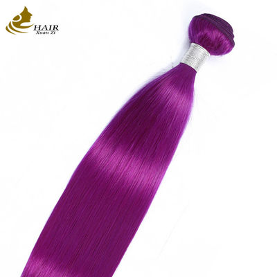Púrpura Cabelo Humano Bundle Directo Virgem Extensões de cabelo humano