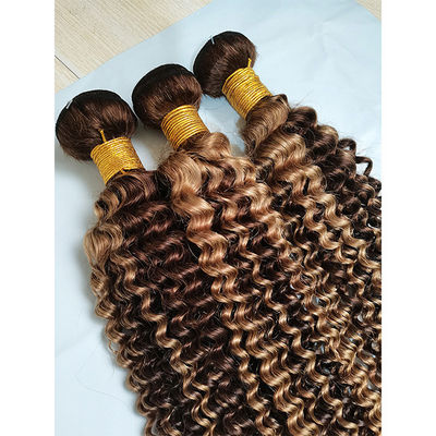 P4 / 27 Ombre Extensões de cabelo humano Tecido de cabelo