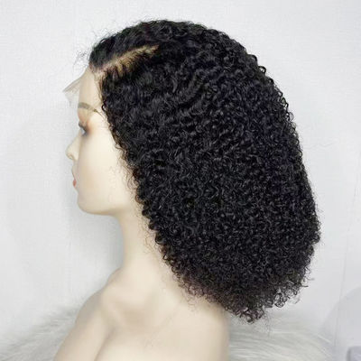 Atacado 13X6 13X4 HD Curl Brasileiro Transparente Penteado Peruca de Cabelo Frontal Humano