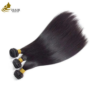 Grau 12A Brasileiro indiano 100% Remy virgem em bruto Extensão de cabelo humano preto natural