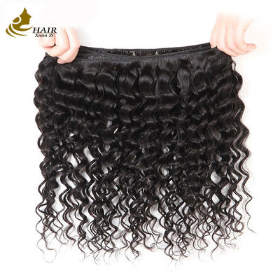 Venda em grosso Pixie Curl Hair Weaving Natural Black Indian Remy Human Hair Bundles