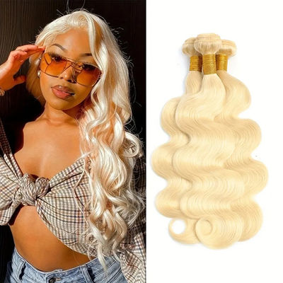 Grátis Cabelo Humano Virgem Vietnamita Duplo 613# Corpo Loiro de Cor