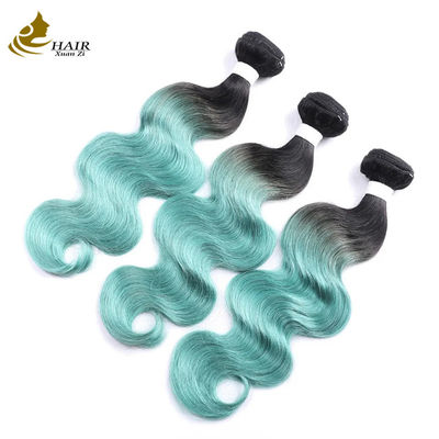 Venda direta de fábrica Velocidade do cabelo humano virgem vietnamita 1b/Bundle de cabelo liso azul