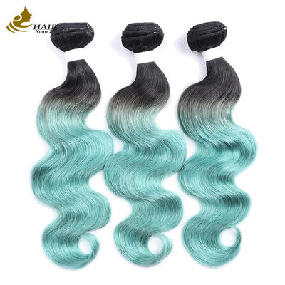 Venda direta de fábrica Velocidade do cabelo humano virgem vietnamita 1b/Bundle de cabelo liso azul
