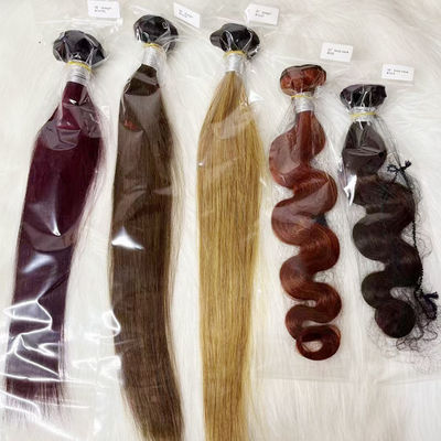 Brasileiros em bruto, retos, por grosso, sombreados, extensões de cabelo humano, feixes de tecido