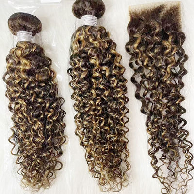 Brasileiros em bruto, retos, por grosso, sombreados, extensões de cabelo humano, feixes de tecido