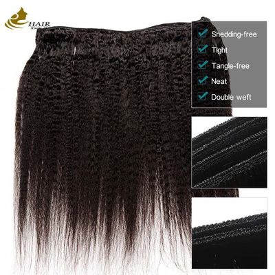 Envolva-se, olha virgem, feixes de cabelo humano natural, cuidadosamente embalados.