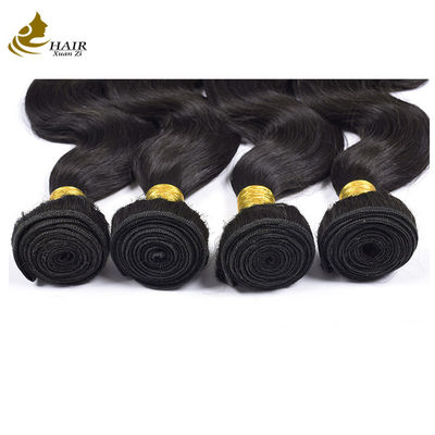 Escolha indiana Remy brasileiro Pacotes de cabelo humano em preto natural