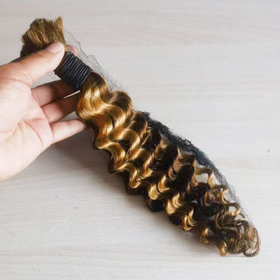 Venda a retalho de cabelo virgem brasileira folha de cabelo folha de cabelo humano não processado