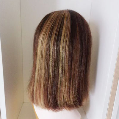 Moda Cabelo Humano Bob Perucas Cabelo Brasileiro renda Perucas Frontais