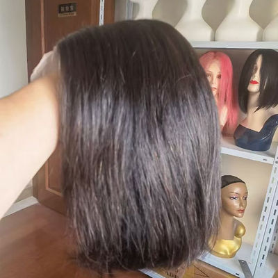 Moda Cabelo Humano Bob Perucas Cabelo Brasileiro renda Perucas Frontais