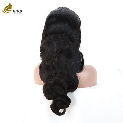 Vendedores por grosso 6*6 Cordel Frontal Velocidade natural de cabelo humano preto Perucas retas com tiras antiderrapagens