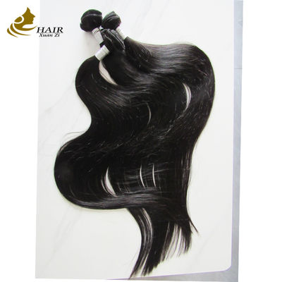 Cachos de cabelo humano virgem preto natural liso de 30 polegadas com closure 4*4 de 20 polegadas