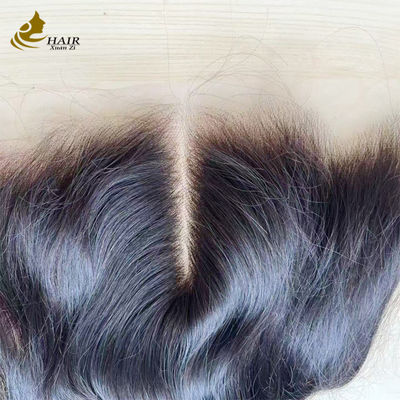 Fechamento de Renda de Cabelo Humano com Linha Capilar Natural e Fivela Flutuante Popular