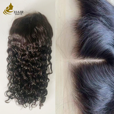 250% Densidade 20 polegadas Wave Natural de Água Negra HD 13 * 6 Sem cola Peruca de renda completa com linha do cabelo natural