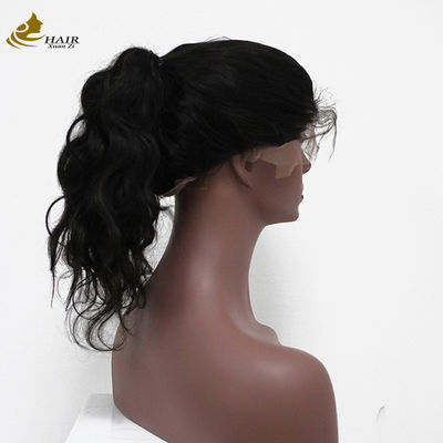 Cabeça de cabelo humano de renda Peruca reta 100% virgem peruana