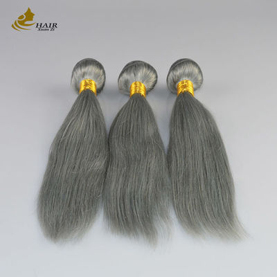 100% Virgem Ombre Extensões de Cabelo Humano Invisi Tape cinza