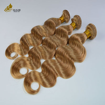 Corpo Ondulado Sombra Curly Extensões Castanho Cabelo Tecido