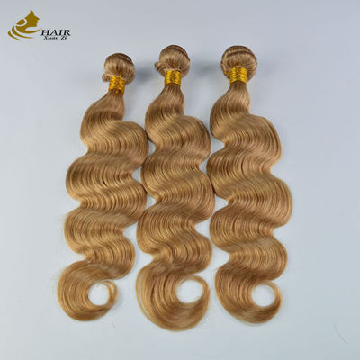 Corpo Ondulado Sombra Curly Extensões Castanho Cabelo Tecido