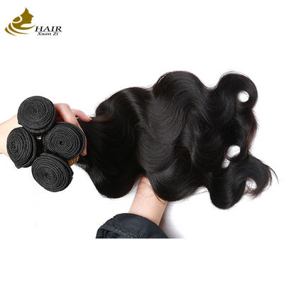Fichas de cabelo humano virgem personalizadas com fecho 9A