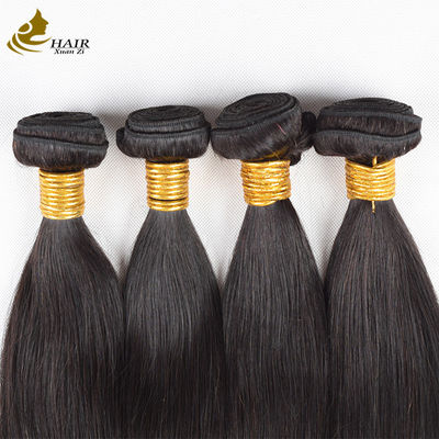 Fusão de cabelo humano brasileiro Remy reta com fechamento frontal de renda