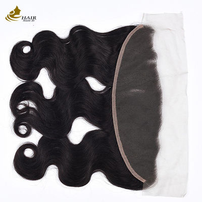 Base de seda cabelo humano renda fechamento corpo frontal onda personalizada