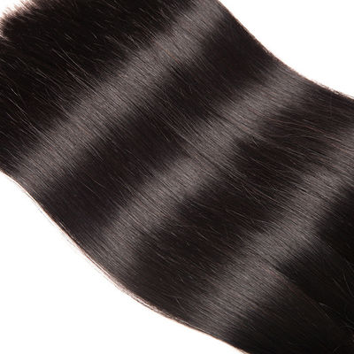 Não processados 3 feixes de cabelo virgem feixes de cabelo humano cor natural com fecho