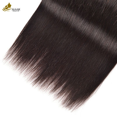 Não processados 3 feixes de cabelo virgem feixes de cabelo humano cor natural com fecho