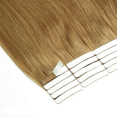 Indian Virgin Invisible Tape em extensões Remy Perucas em grande