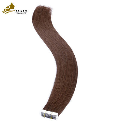 Platina loira 20 polegadas extensões de fita de cabelo humano virgem