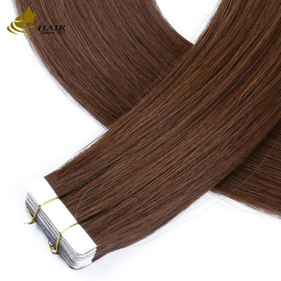 Platina loira 20 polegadas extensões de fita de cabelo humano virgem