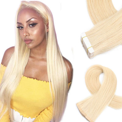 Blonde Mini Tape em Extensões de Cabelo para Cabelos Indígenas Raw Odm
